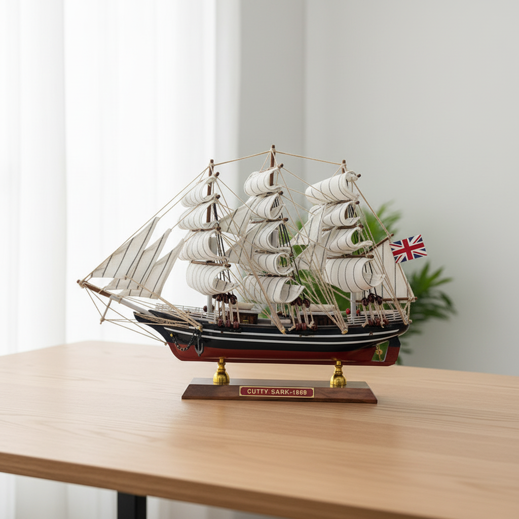 Cutty Sark Wooden Ship Model – 1869 British Clipper Ship | Ocean Cutty Sark Wooden Ship Model – 1869 British Clipper Ship | Ocean