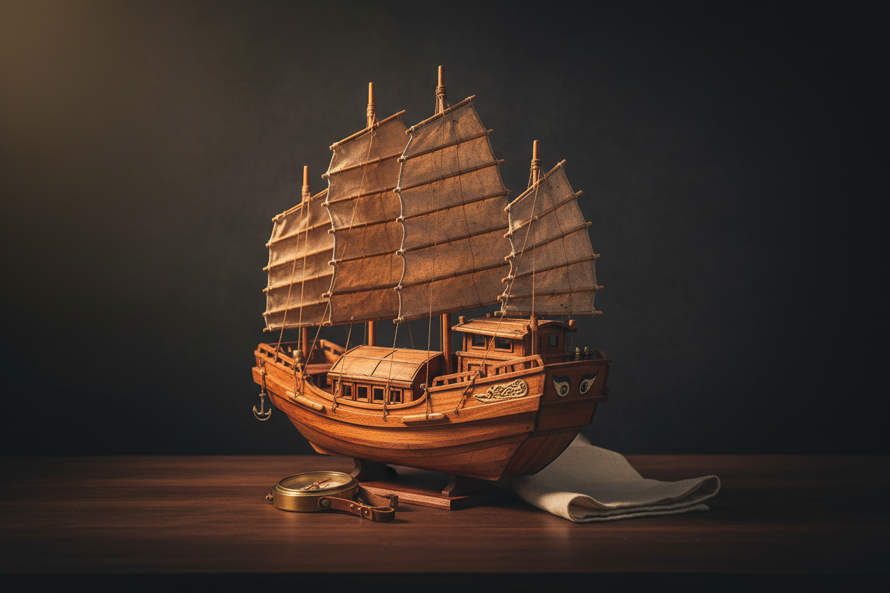 Sailboat Decor: Why a Chinese Junk Model Stands Apart
