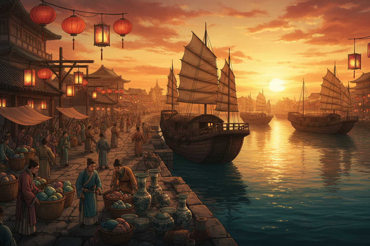 China's Port System: How Ancient Harbours Shaped Global Trade Before Columbus