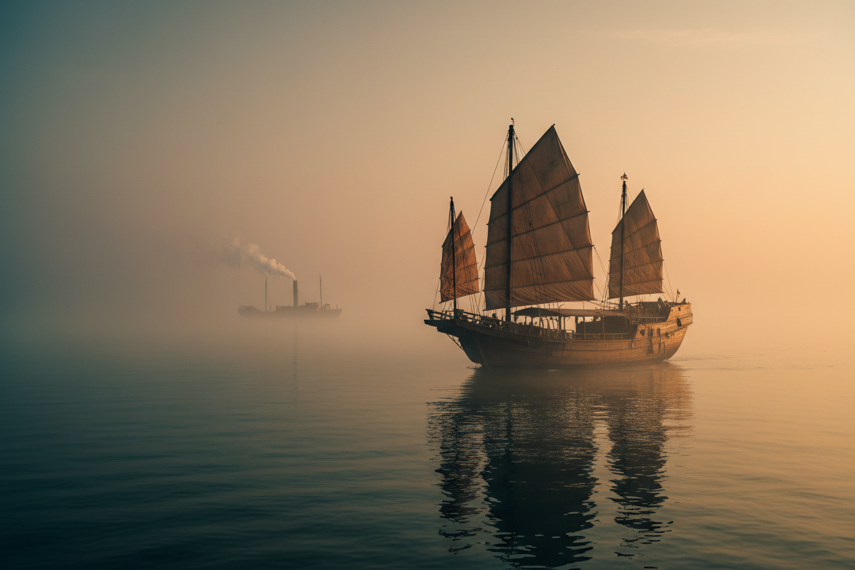 The Chinese Junk in the Age of Steam: How Traditional Vessels Survived Industrialisation