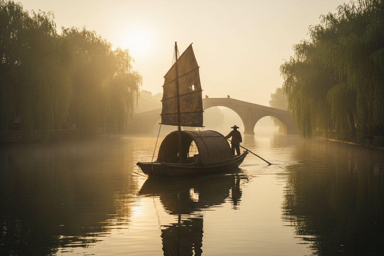 The Chinese River Junk: How Inland Waterways Built an Empire
