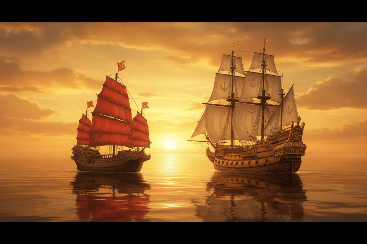 Chinese vs. European Ship Models: A Collector's Comparison - Ocean Relic Studio