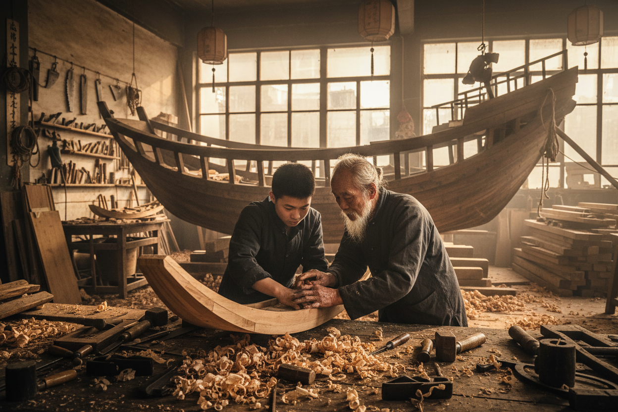 The Shipwright's Apprentice: How Traditional Chinese Boatbuilding Knowledge Is Transmitted