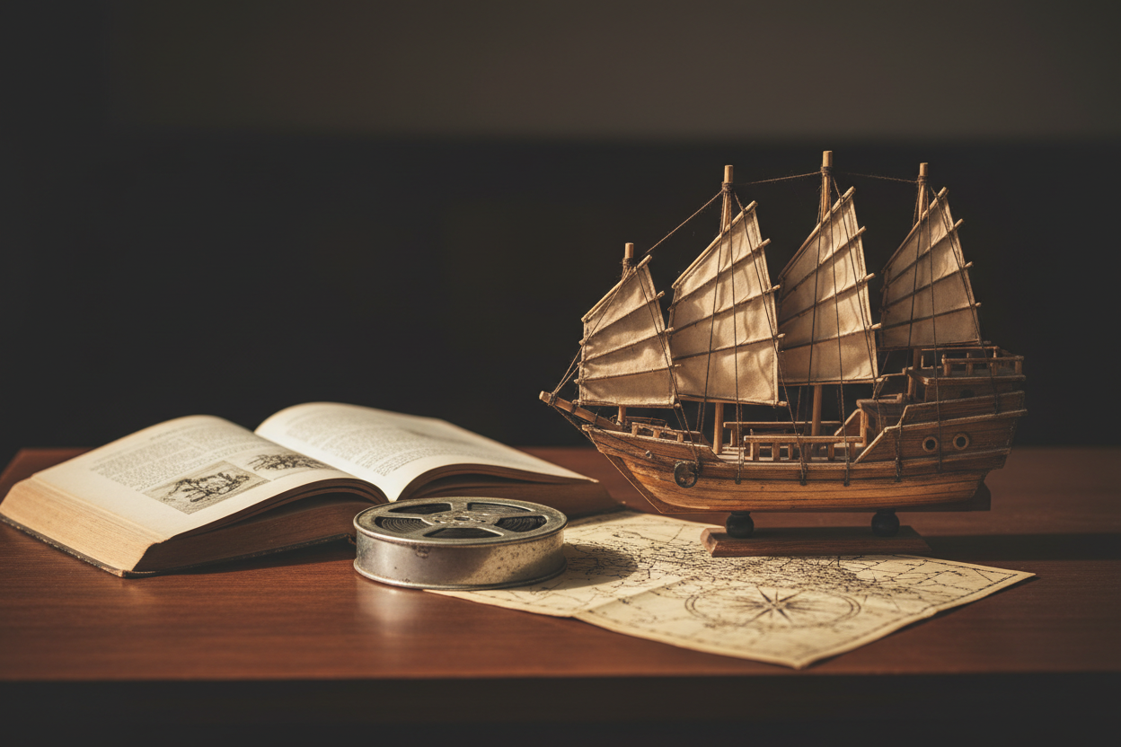 Chinese Ship Models in Film, Literature & Popular Culture