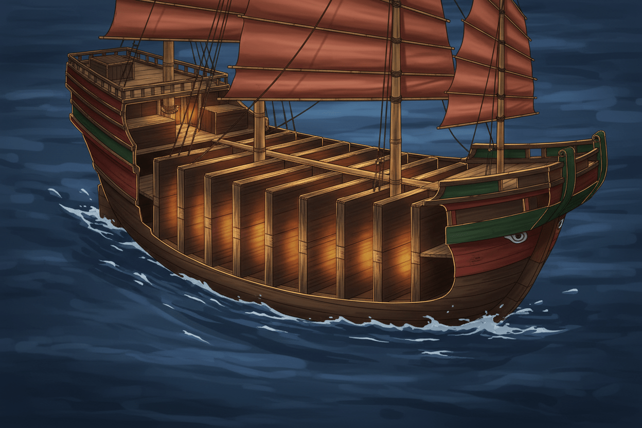 L'antica invenzione cinese che cambiò per sempre la costruzione navale - Ocean Relic Studio