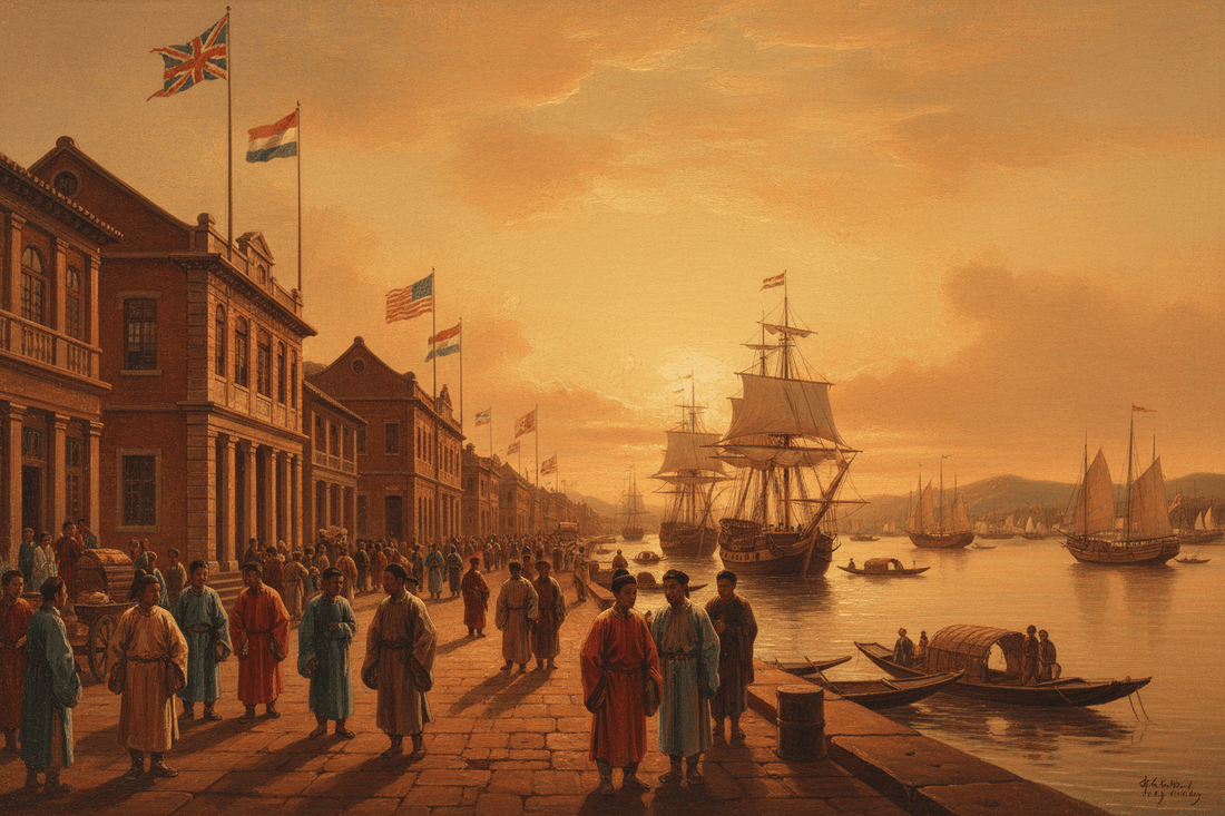 The Canton System: How China Controlled Foreign Trade Through a Single Port - Ocean Relic Studio