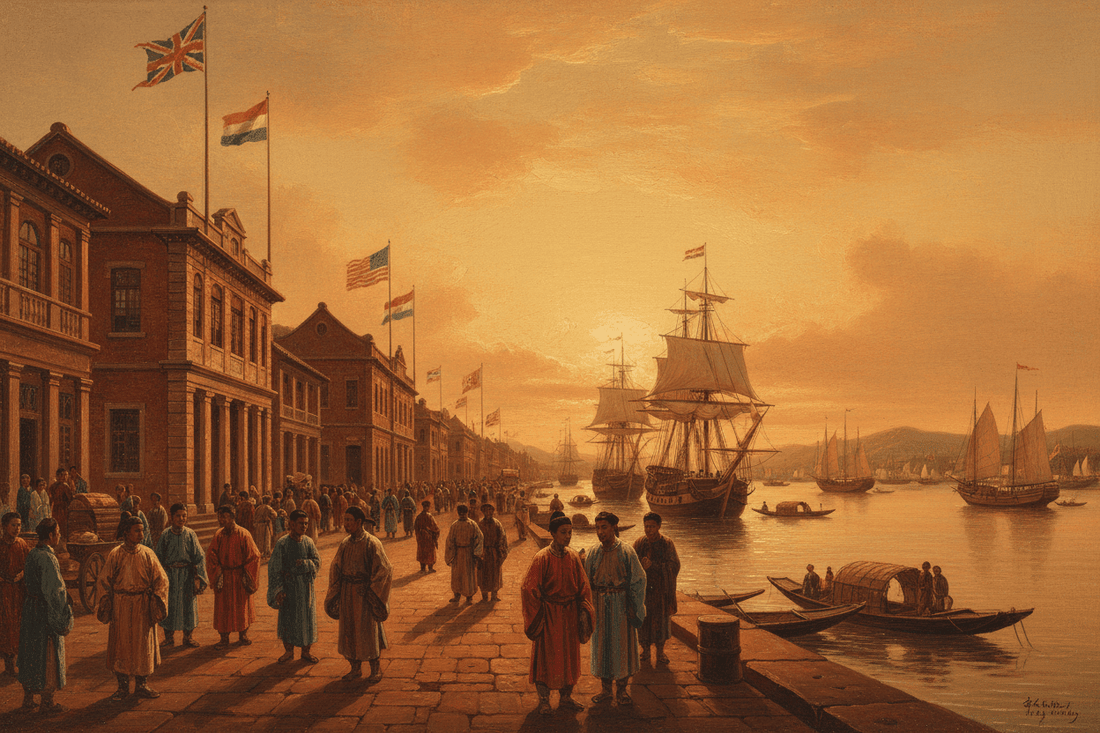 The Canton System: How China Controlled Foreign Trade Through a Single Port - Ocean Relic Studio