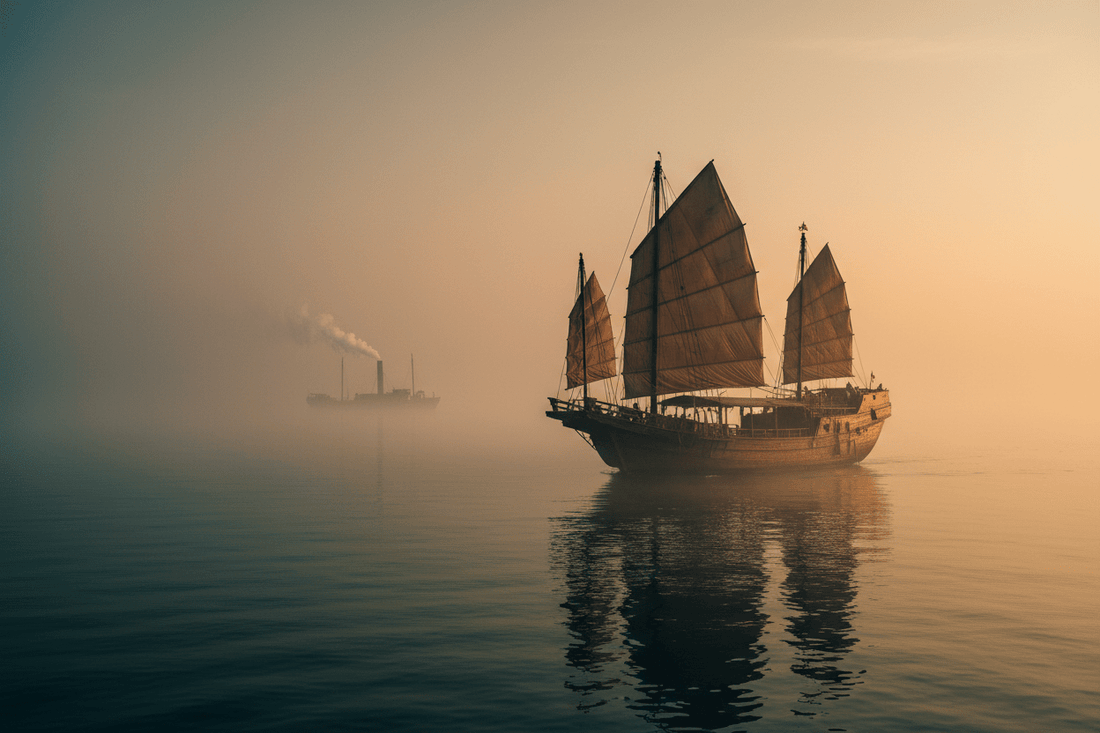 The Chinese Junk in the Age of Steam: How Traditional Vessels Survived Industrialisation - Ocean Relic Studio
