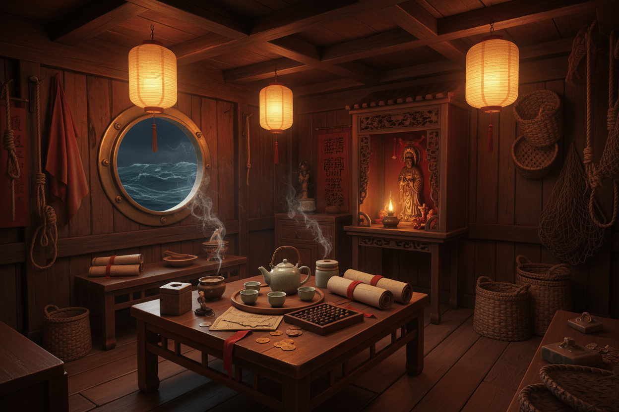 The Merchant's Cabin: What Life Was Really Like Aboard a Chinese Junk on a Long Voyage - Ocean Relic Studio