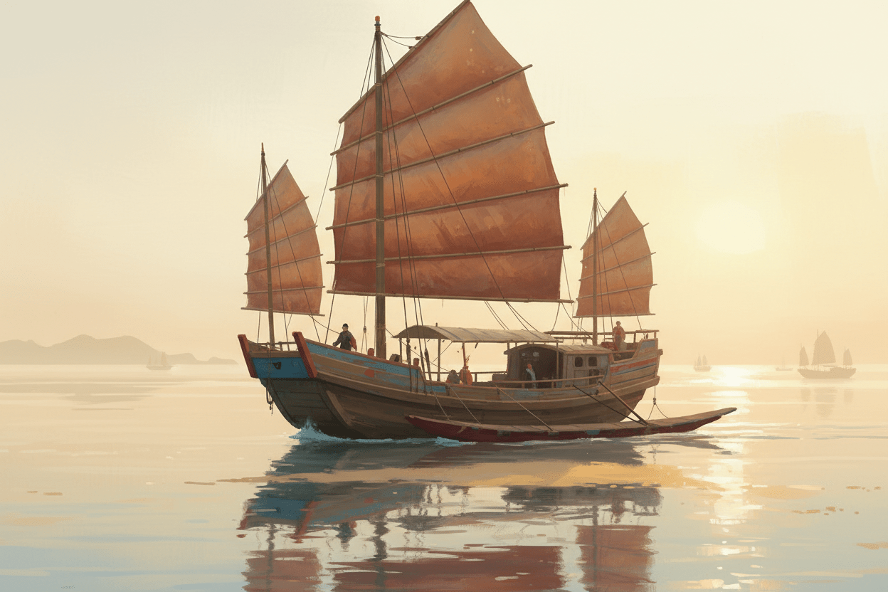 La giunca da sabbia (沙船): come il cargo cinese a fondo piatto dominò le rotte del Nord - Ocean Relic Studio