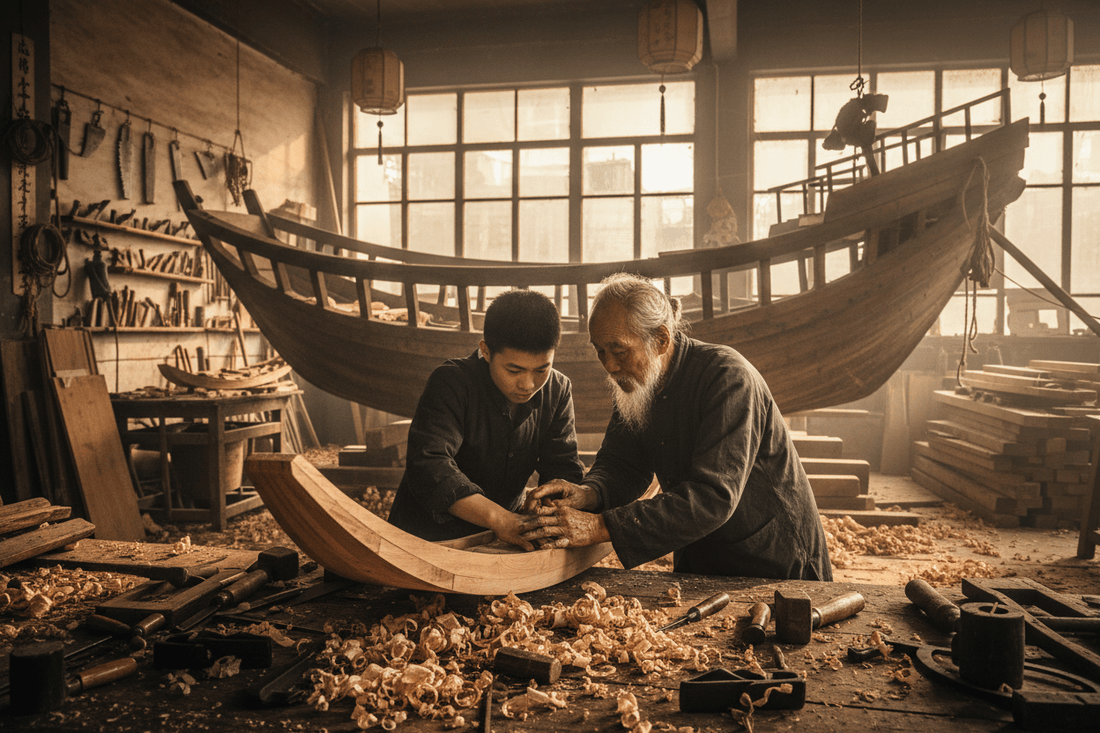 The Shipwright's Apprentice: How Traditional Chinese Boatbuilding Knowledge Is Transmitted - Ocean Relic Studio