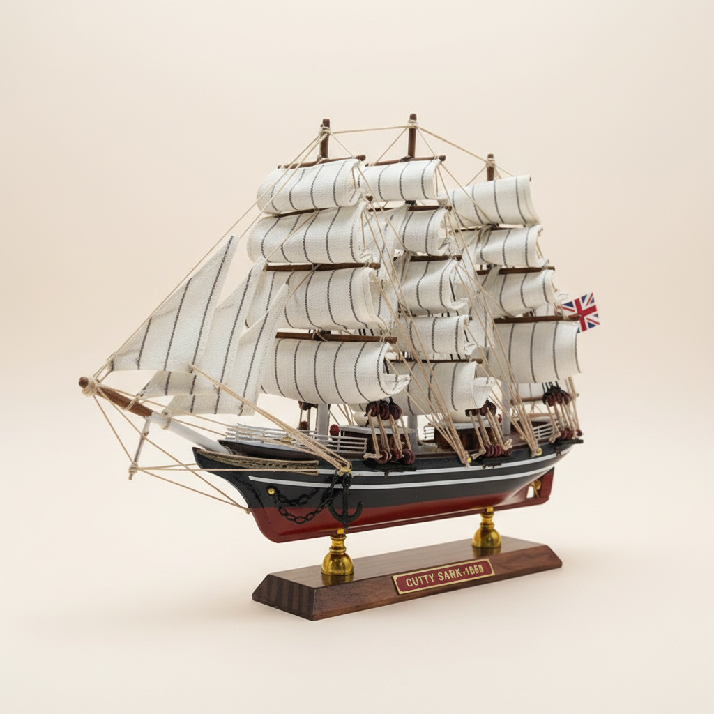 Cutty Sark Wooden Ship Model – 1869 British Clipper Ship | Ocean Cutty Sark Wooden Ship Model – 1869 British Clipper Ship | Ocean