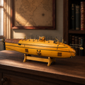 Ictineo II Submarine Wooden Ship Model Kit – 1:28 Scale Historic Spanish Submarine