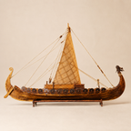 Viking Longship Wooden Ship Model Kit – 1:50 Scale Norse Drakkar
