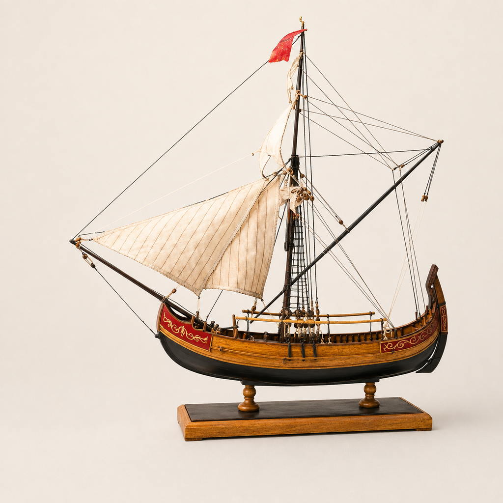 Kit per modellino navale in legno Marmara Trade Boat – imbarcazione a vela ottomana in scala 1:48