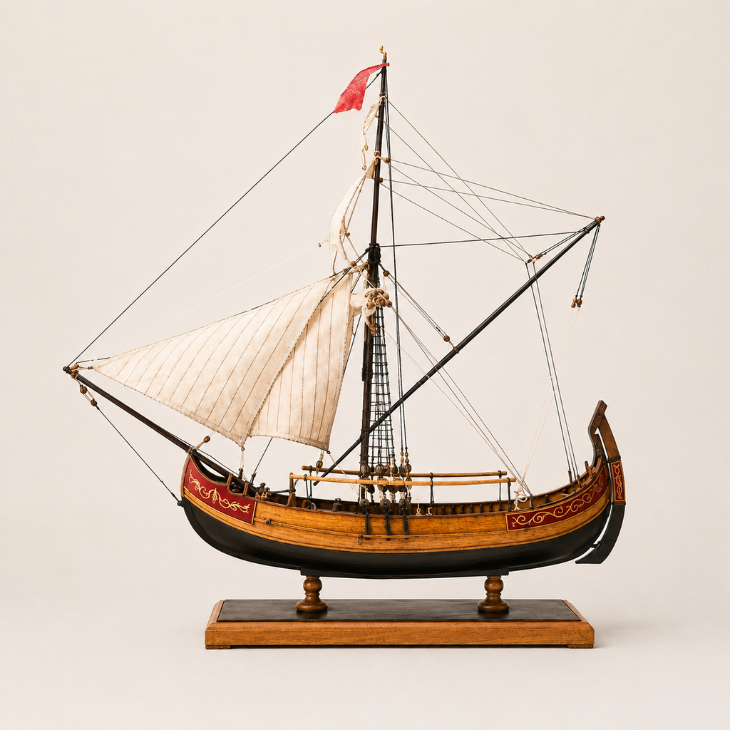 Kit per modellino navale in legno Marmara Trade Boat – imbarcazione a vela ottomana in scala 1:48