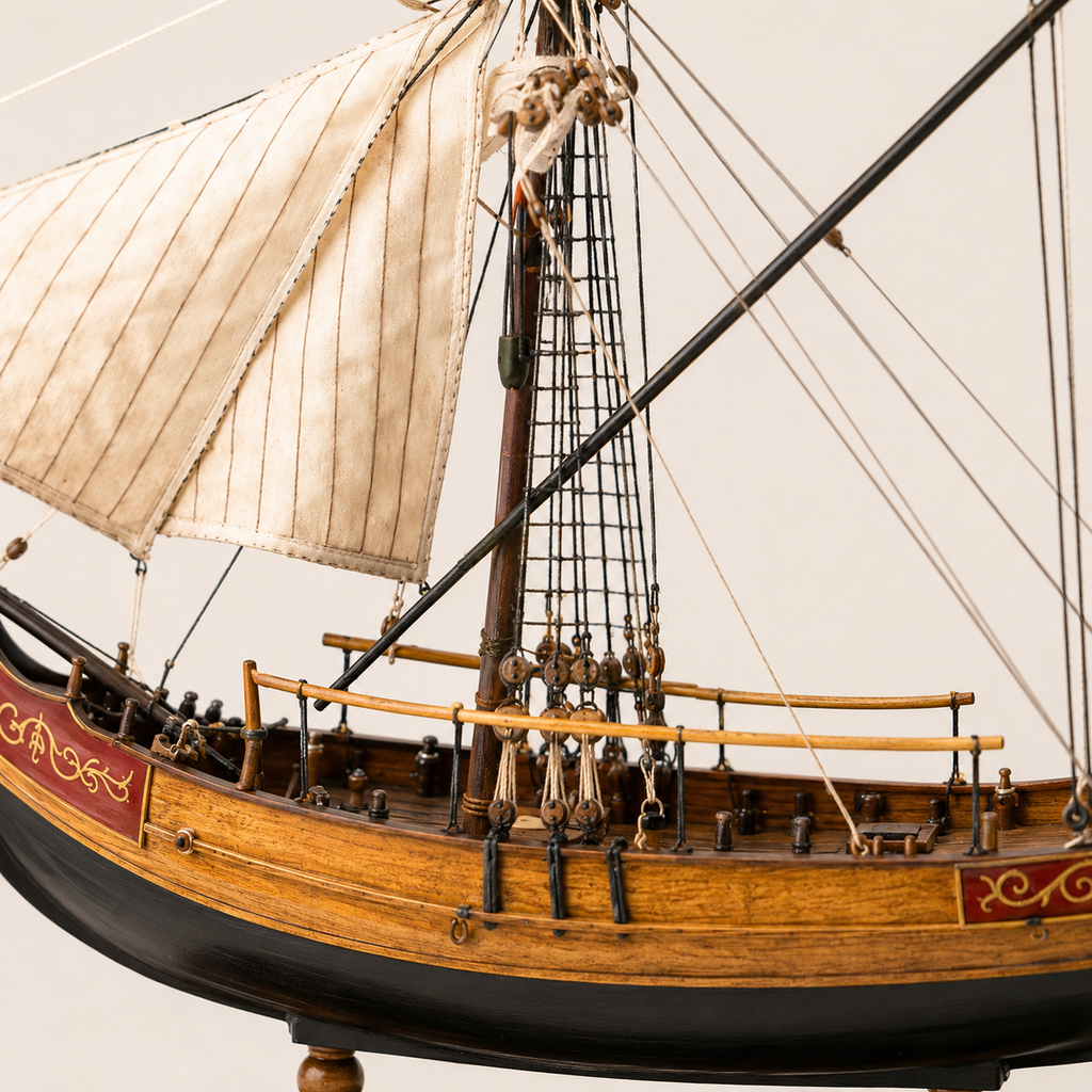 Kit per modellino navale in legno Marmara Trade Boat – imbarcazione a vela ottomana in scala 1:48