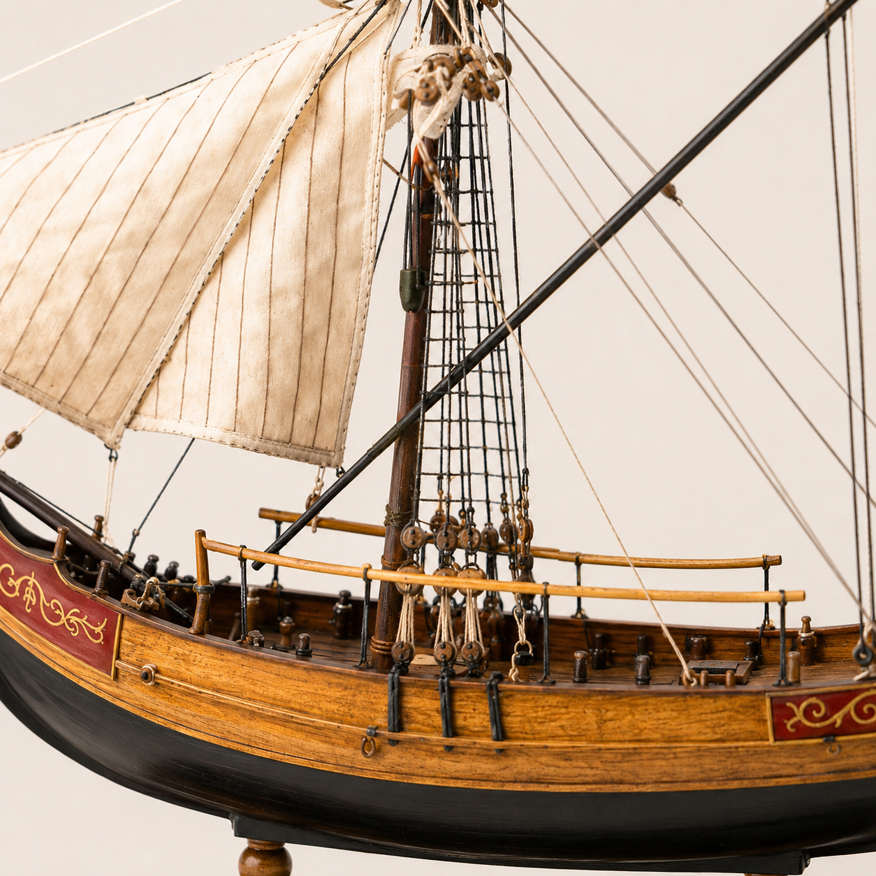 Kit per modellino navale in legno Marmara Trade Boat – imbarcazione a vela ottomana in scala 1:48