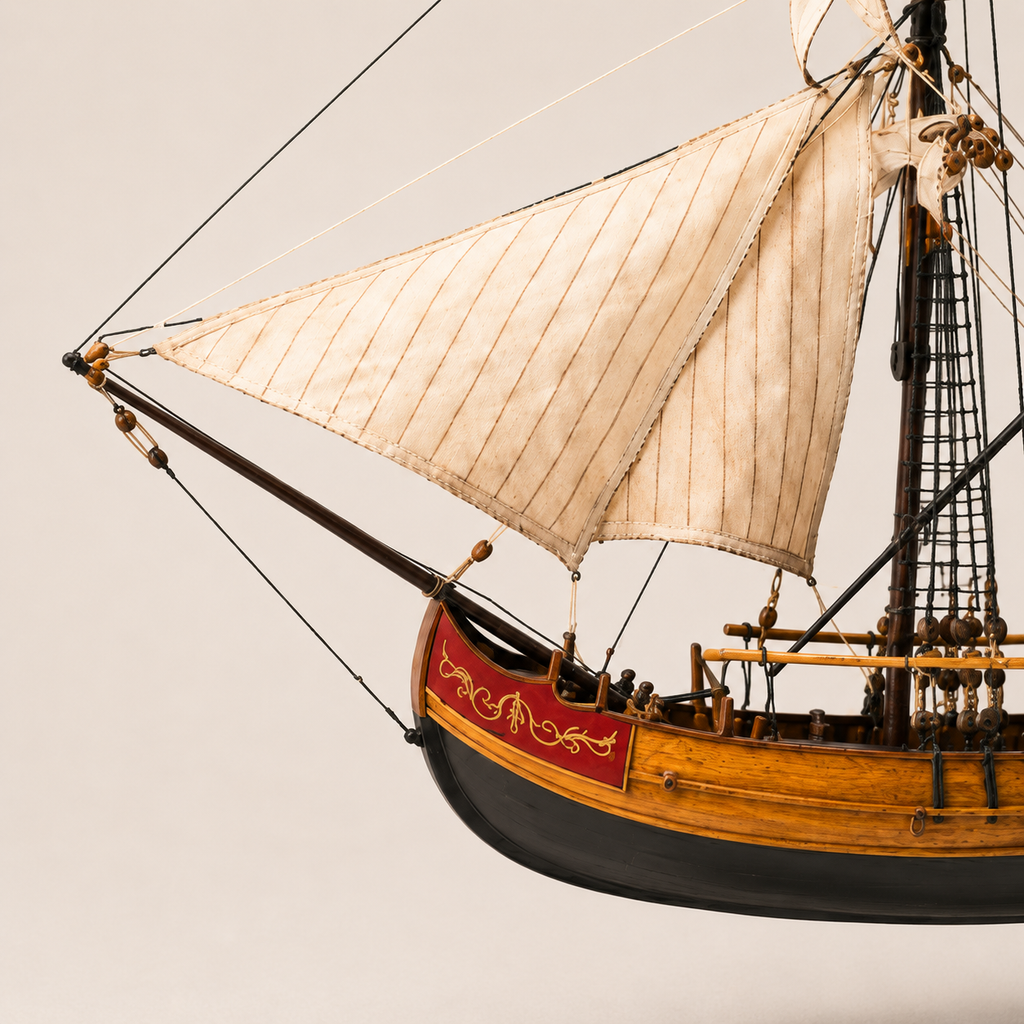 Kit per modellino navale in legno Marmara Trade Boat – imbarcazione a vela ottomana in scala 1:48