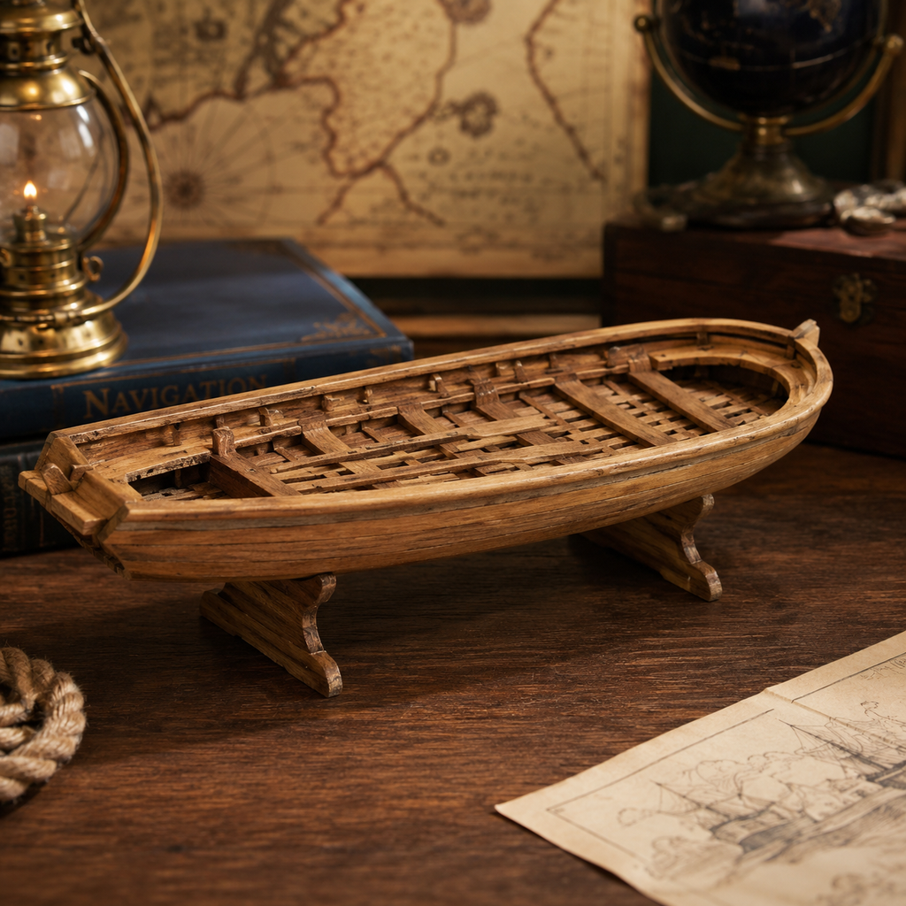 ピョートル大帝旗艦救命艇 木製帆船模型キット – 1:50スケール