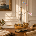 HMS 툴라 1830년 영국 해군 커터 목조 선박 모형 키트 – 1:64 스케일