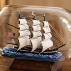 USS Constitution Ship in a Bottle – Large Display 23 cm