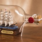 USS Constitution Ship in a Bottle – Large Display 23 cm