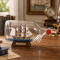 HMB Endeavour Ship in a Bottle – Large Display 23 cm