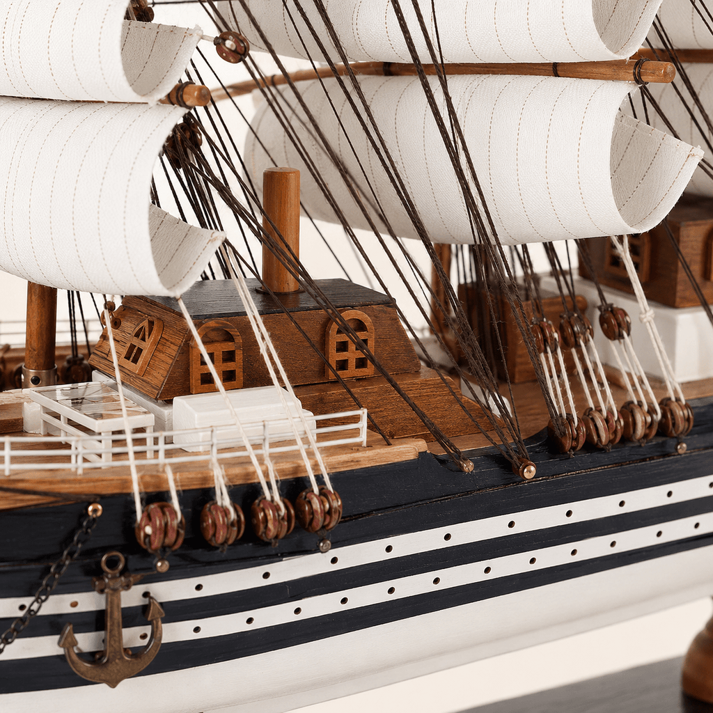 Amerigo Vespucci Italian Tall Ship Model – Premium 52 cm - Ocean Relic Studio