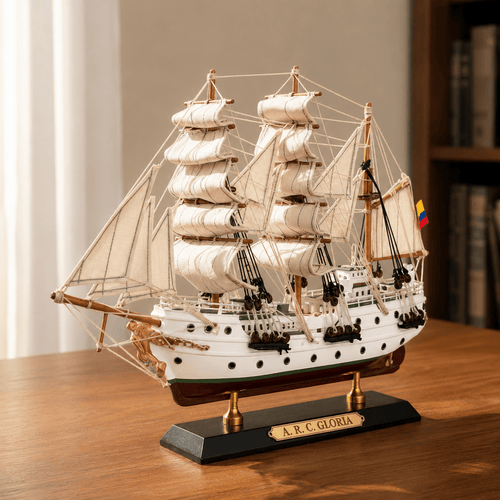 A.R.C. Gloria Wooden Ship Model – Classic 33 cm - Ocean Relic Studio