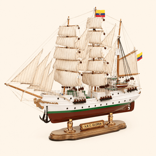 A.R.C. Gloria Wooden Ship Model – Premium 52 cm - Ocean Relic Studio