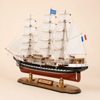 Belem French Tall Ship Wooden Model – Premium 52 cm - Ocean Relic Studio