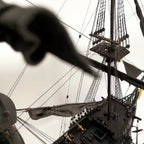 Black Pearl Wooden Ship Model Kit – 1:35 Scale Pirate Galleon - Ocean Relic Studio- Handcrafted Wooden Ship Model