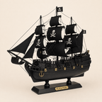 Black Pearl Wooden Ship Model – Premium 50 cm - Ocean Relic Studio