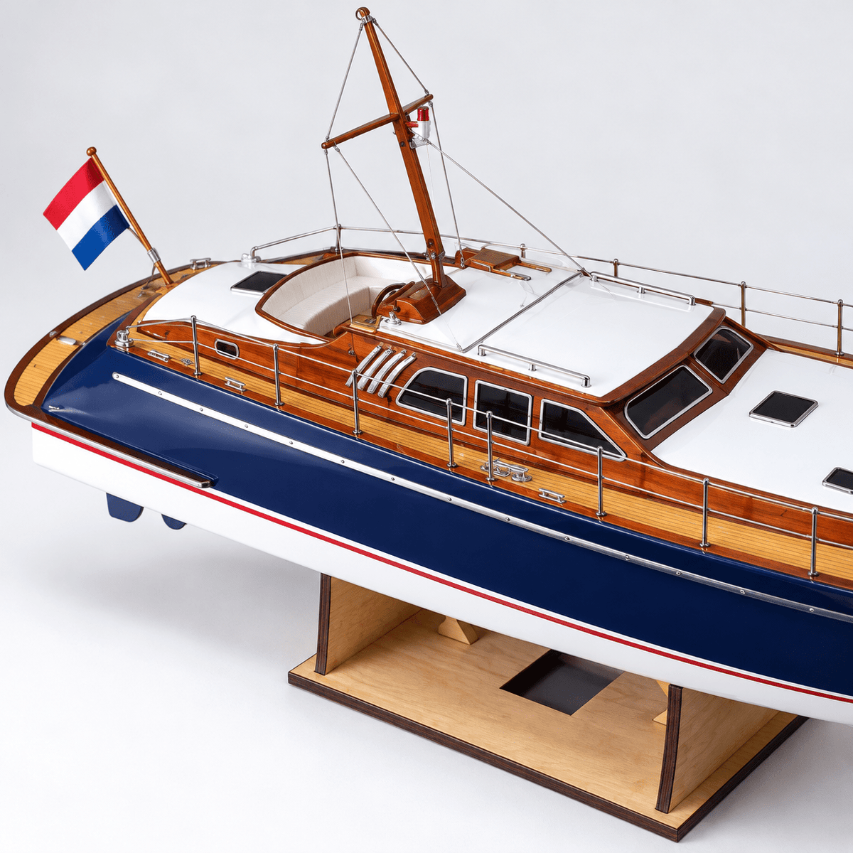 Blue Knight Runabout Wooden Ship Model Kit – 1:32 Scale - Ocean Relic Studio