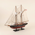 Bluenose II Wooden Ship Model – Canadian Schooner Display Model