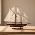 Bluenose II Wooden Ship Model – Canadian Schooner Display Model