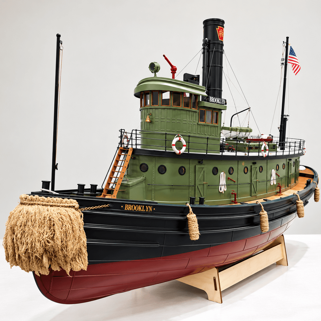 Brooklyn Tugboat Model Kit – 1:35 Scale Fibreglass Hull - Ocean Relic Studio