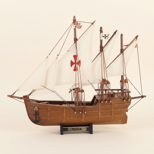 Columbus Three-Ship Collection – Niña, Pinta & Santa María - Ocean Relic Studio- Handcrafted Wooden Ship Model