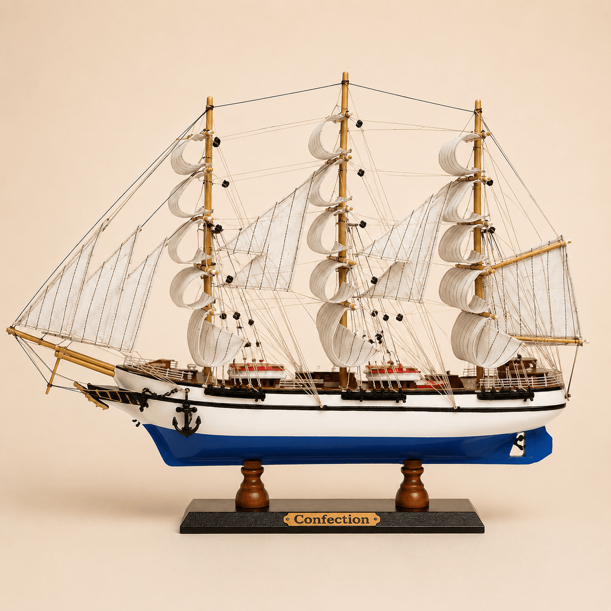 Confection Wooden Ship Model – Premium 52 cm - Ocean Relic Studio