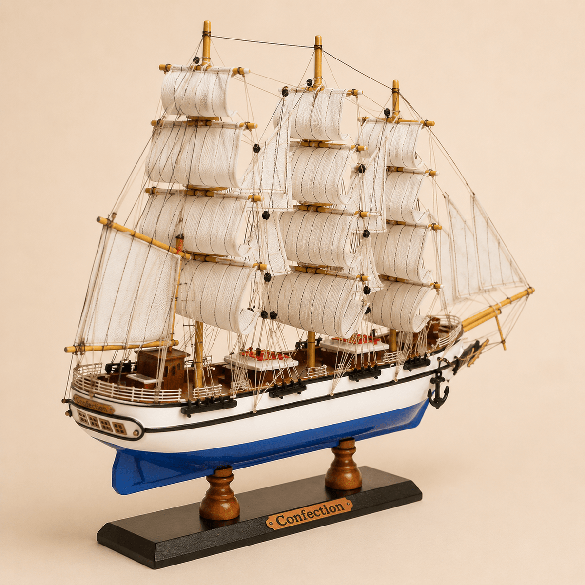 Confection Wooden Ship Model – Premium 52 cm - Ocean Relic Studio