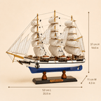 Confection Wooden Ship Model – Premium 52 cm - Ocean Relic Studio