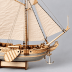 Dutch Royal Yacht Wooden Ship Model Kit – Classic 30 cm - Ocean Relic Studio