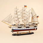 Gorch Fock Wooden Ship Model – Premium 52 cm - Ocean Relic Studio