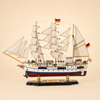 Gorch Fock Wooden Ship Model – Premium 52 cm - Ocean Relic Studio