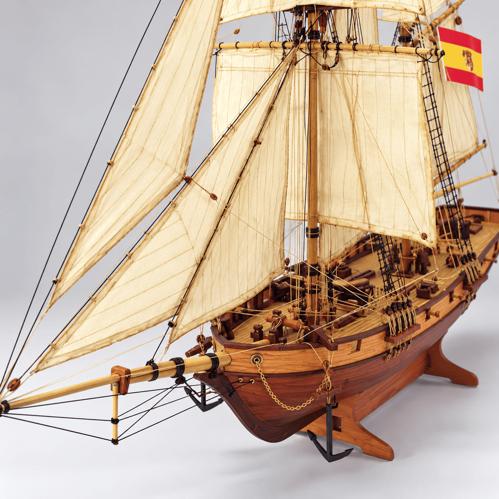 Halcon Wooden Ship Model Kit – 1:48 Scale - Ocean Relic Studio