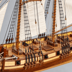 Harvey 1847 Wooden Ship Model Kit – Premium 47 cm - Ocean Relic Studio