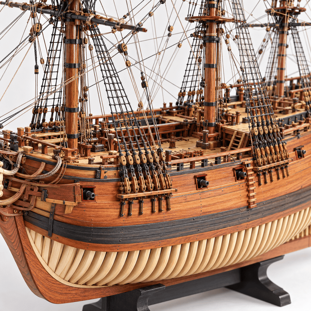 HMS Druid Wooden Ship Model Kit – 1:50 Scale - Ocean Relic Studio
