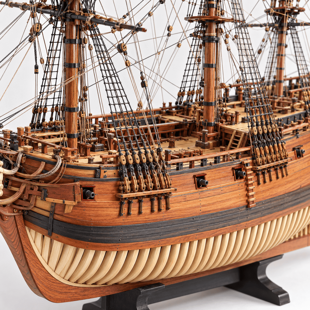 HMS Druid Wooden Ship Model Kit – 1:50 Scale - Ocean Relic Studio