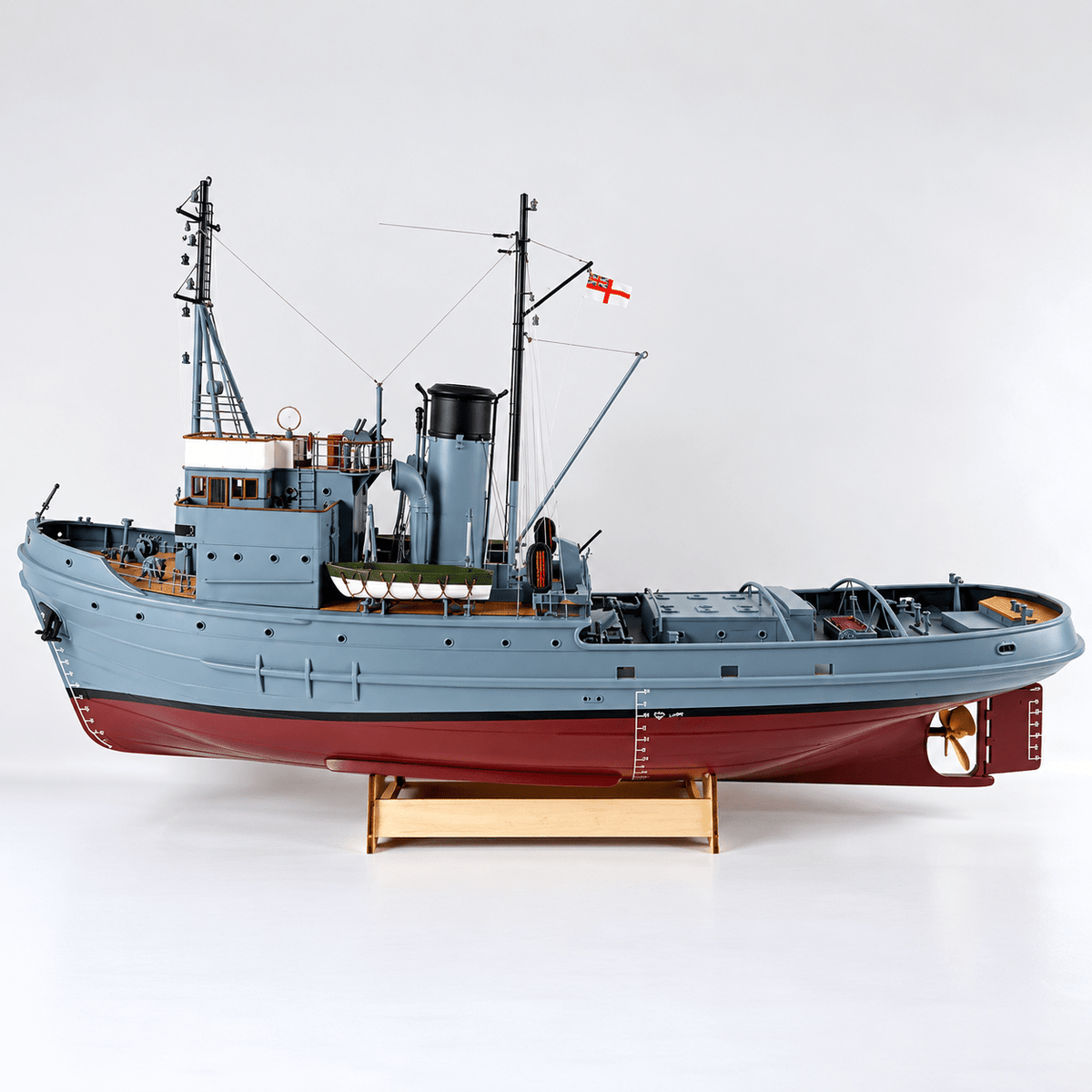 HMS Envoy Tugboat Model Kit – 1:48 Scale Fibreglass Hull - Ocean Relic Studio